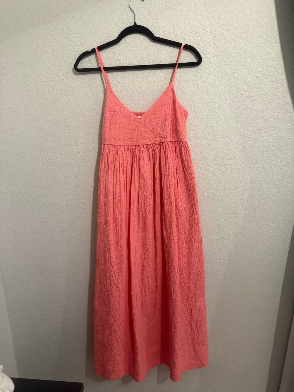a new day Coral Maxi Sundress with Spaghetti Straps